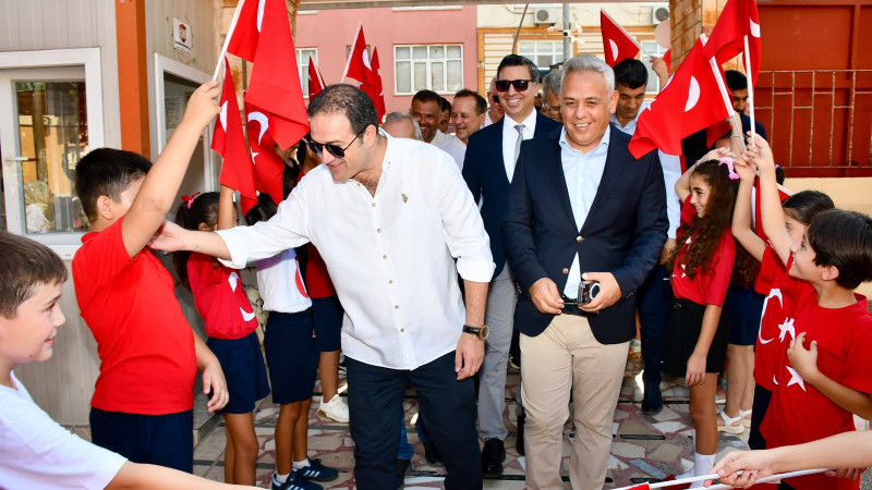İLK DERS ZİLİ GAZİPAŞA İLKOKULUNDA ÇALDI